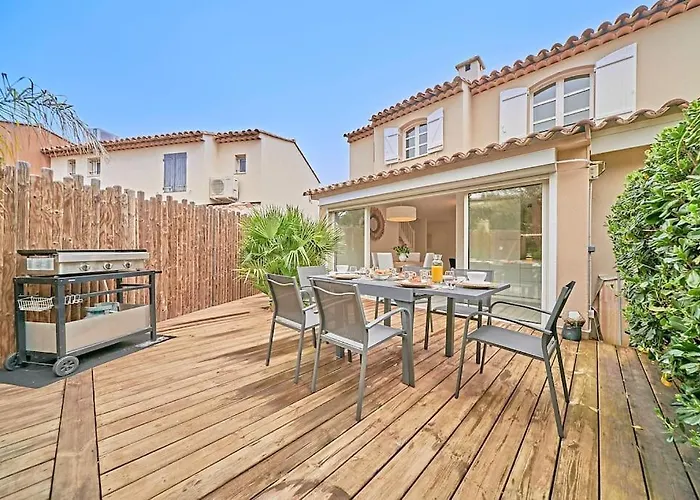 House 3 Bedrooms-3 Bathrooms-swimming Pool-tennis Saint-Tropez